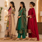 Women's 3 Kurti With Dupatta | Ethnic Wear (K-3)