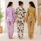 3 Women's Cotton Nightwear Set ( N-3 )