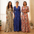 3 Women’s Printed Maxi Dress Collection ( P7 )