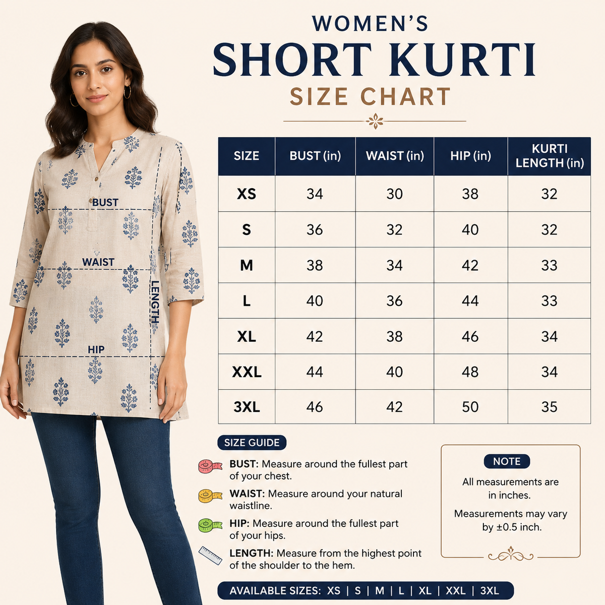 3 Short Kurtis, One Perfect Combo | SK-03