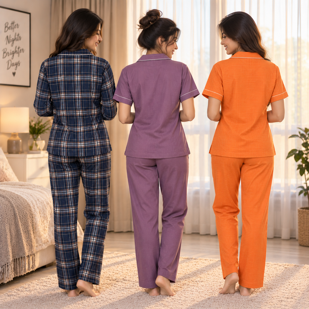3 Women's Everyday Comfort Night Suit | N12