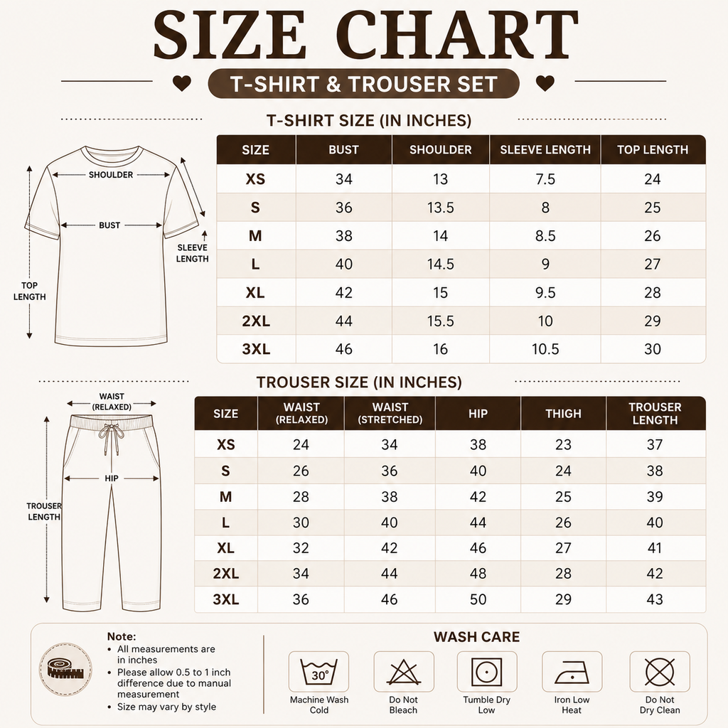 Women's Casual T-Shirt with Trouser Set ( T-1 )