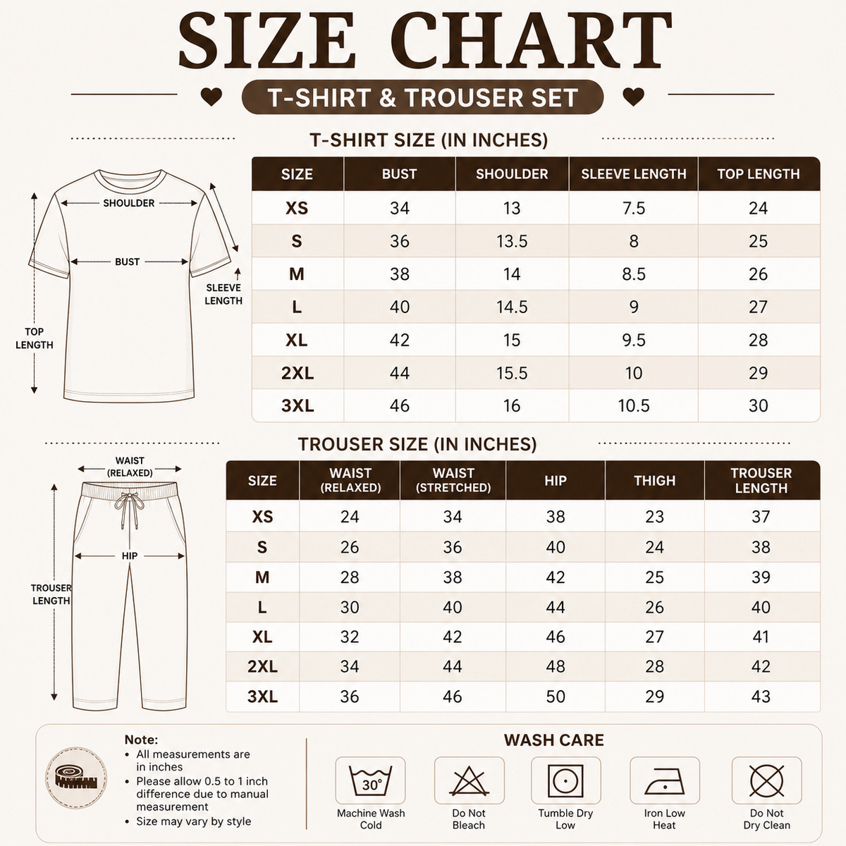 Women's Casual T-Shirt with Trouser Set ( T-1 )