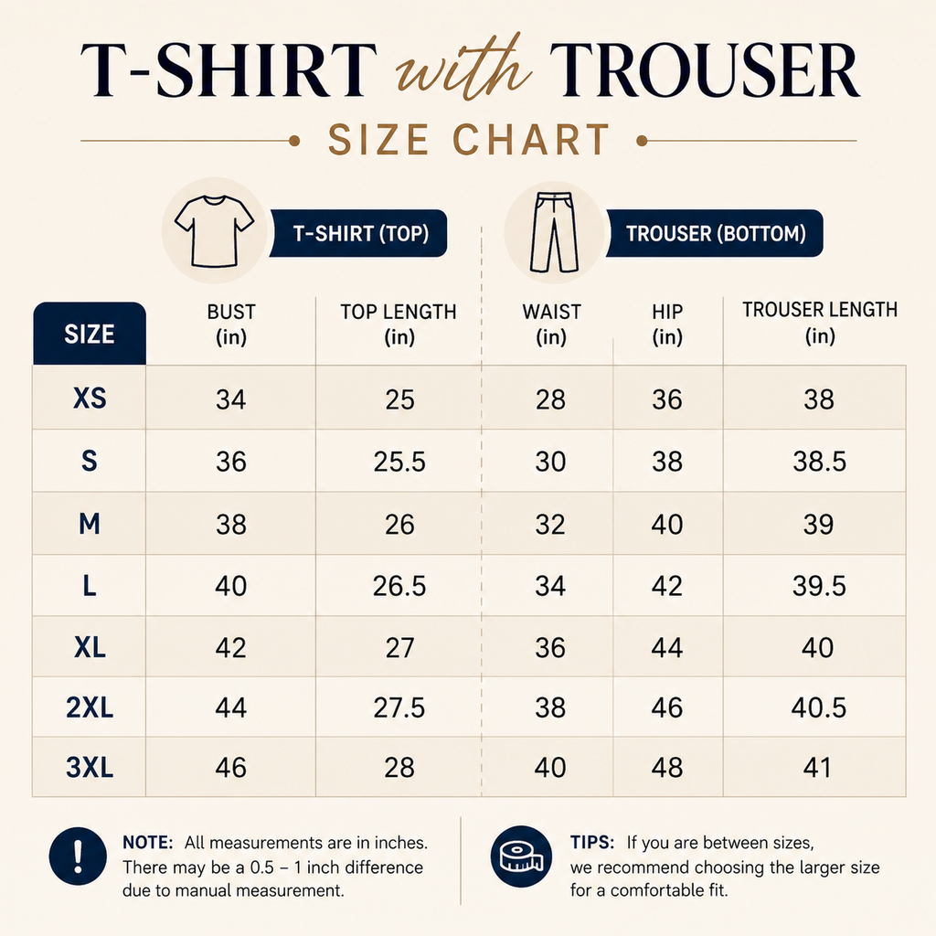 3 Women’s Casual T-Shirt With Trouser  ( T4 )