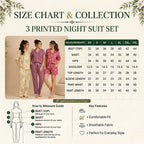 3 Combo Cotton Night Suits (C-6)